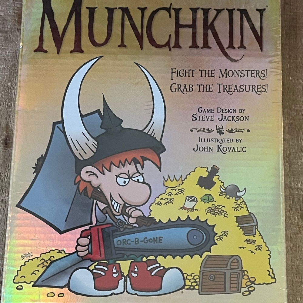 Munchkins Fight The Monsters! Grab The Treasures! Game by Steve Jackson Games
